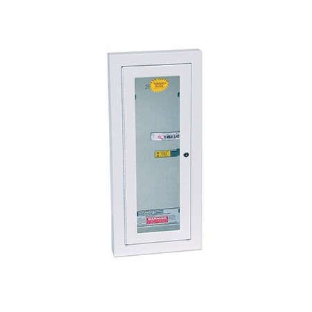 Kidde Fire Extinguisher Semi-Recessed Cabinets/Keyed Steel Cam Lock 468047